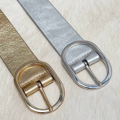 325515 BRAVE ceinture cuir Medora métallique