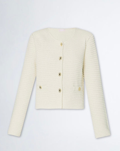 246624 Liu Jo veste courte crème
