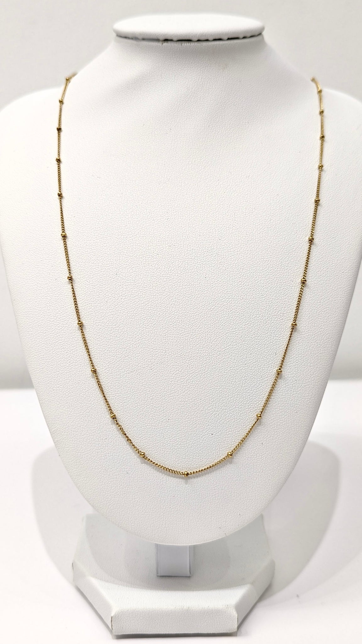 694714 L'ACTUEL collier maille fine petites billes
