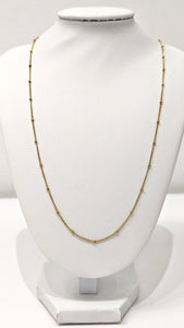 694714 L'ACTUEL collier maille fine petites billes