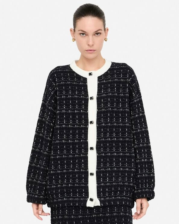 367125 LiuJo Veste surdimensionnée Black Métal Fantasy