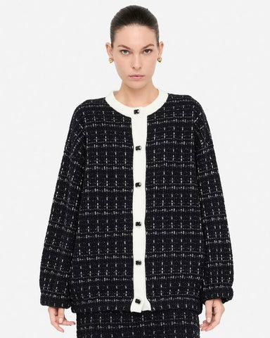 367125 LiuJo Veste surdimensionnée Black Métal Fantasy