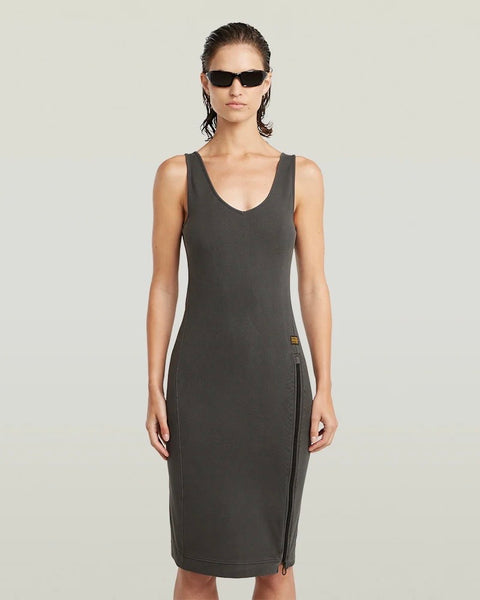 329815 G-STAR robe asymétrique zip