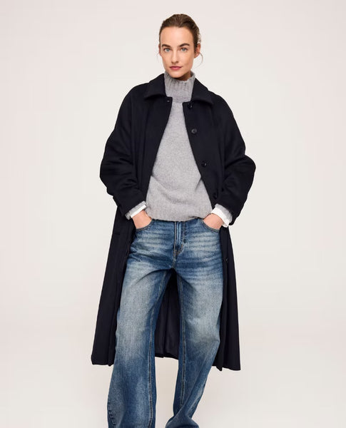 409226JC Manteau Panna coat marine foncé