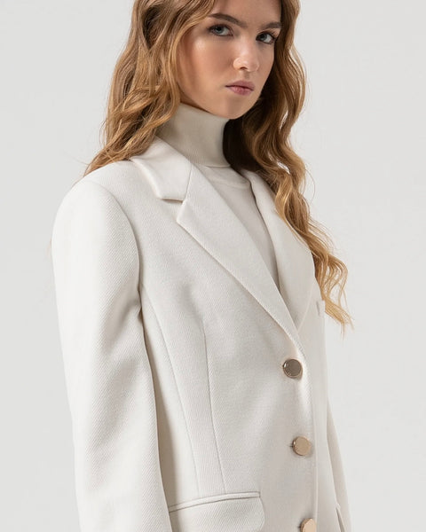 367725 Fracomina manteau crème
