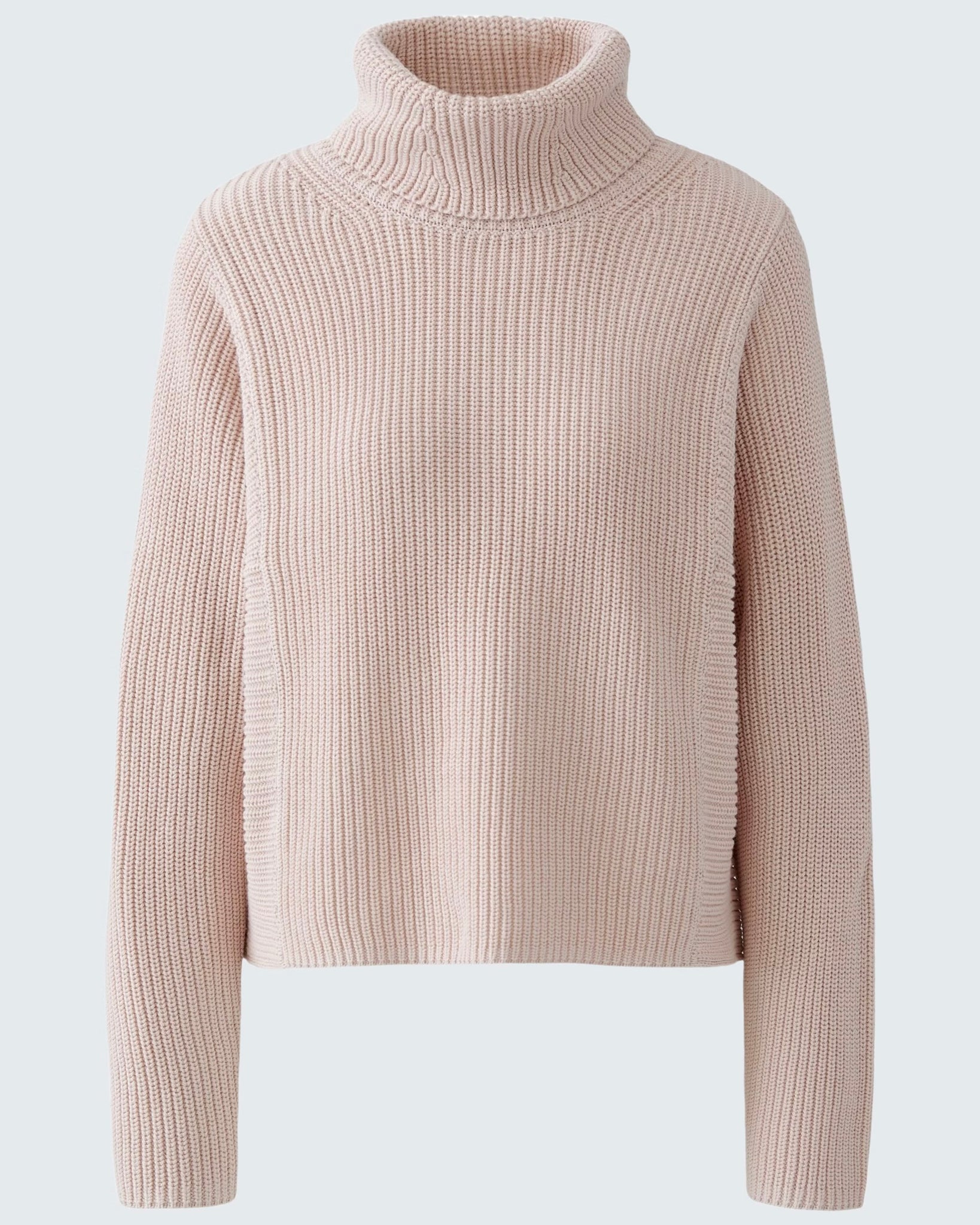 383225 OUI pull coton col roulé