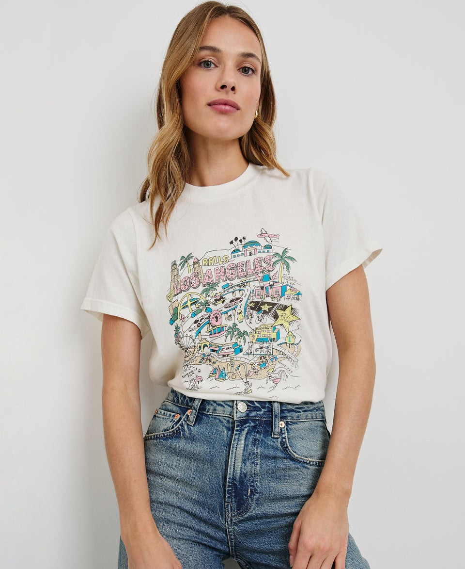 284415 Rails t-shirt graphique blanc