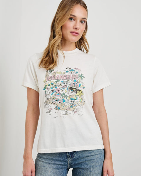 284415 Rails t-shirt graphique blanc
