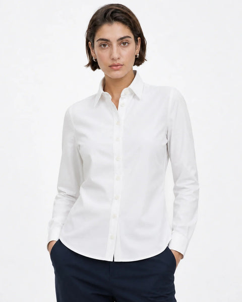 437726 JL chemisier Betty blanc