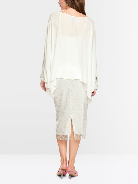 371416 Marccain blouse manches vaporeuses
