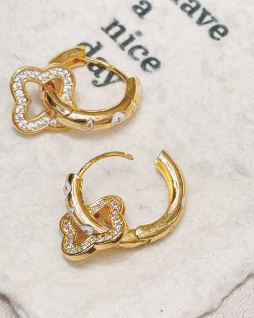 335925 L’ACTUEL Boucle d’oreilles argent 925 plaqué or
