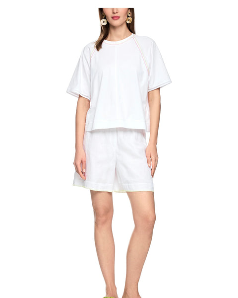 390916 Marc Cain t-shirt brodé
