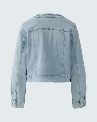 361216 OUI Veste de jeans avec boutons en  perle