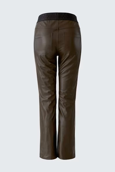 412626 Oui pantalon cuir végan