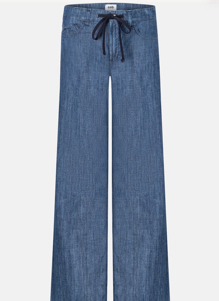 388916 BAGGY jean fluide bleu