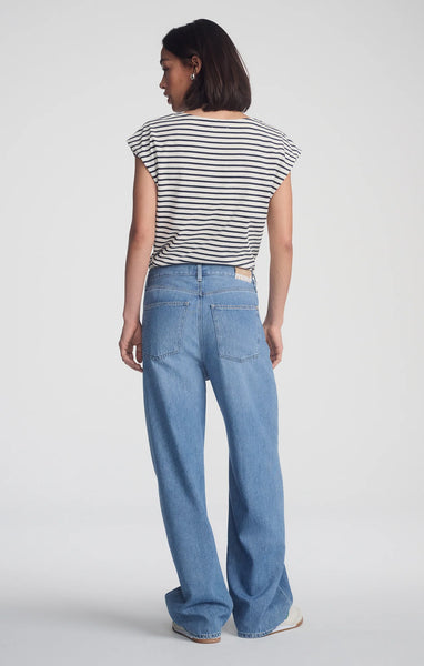 359616 Mavi JEAN Nella avec lacet à la taille