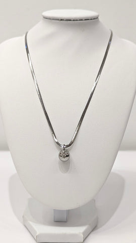 648914 L’ACTUEL chaîne serpent pendentif boule avec étoile