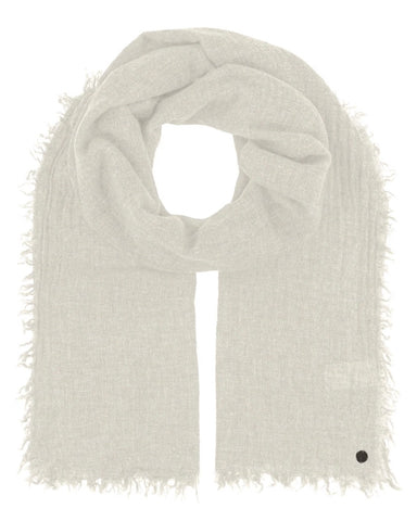 280415 Fraas foulard fin gauffré laine vierge ciel