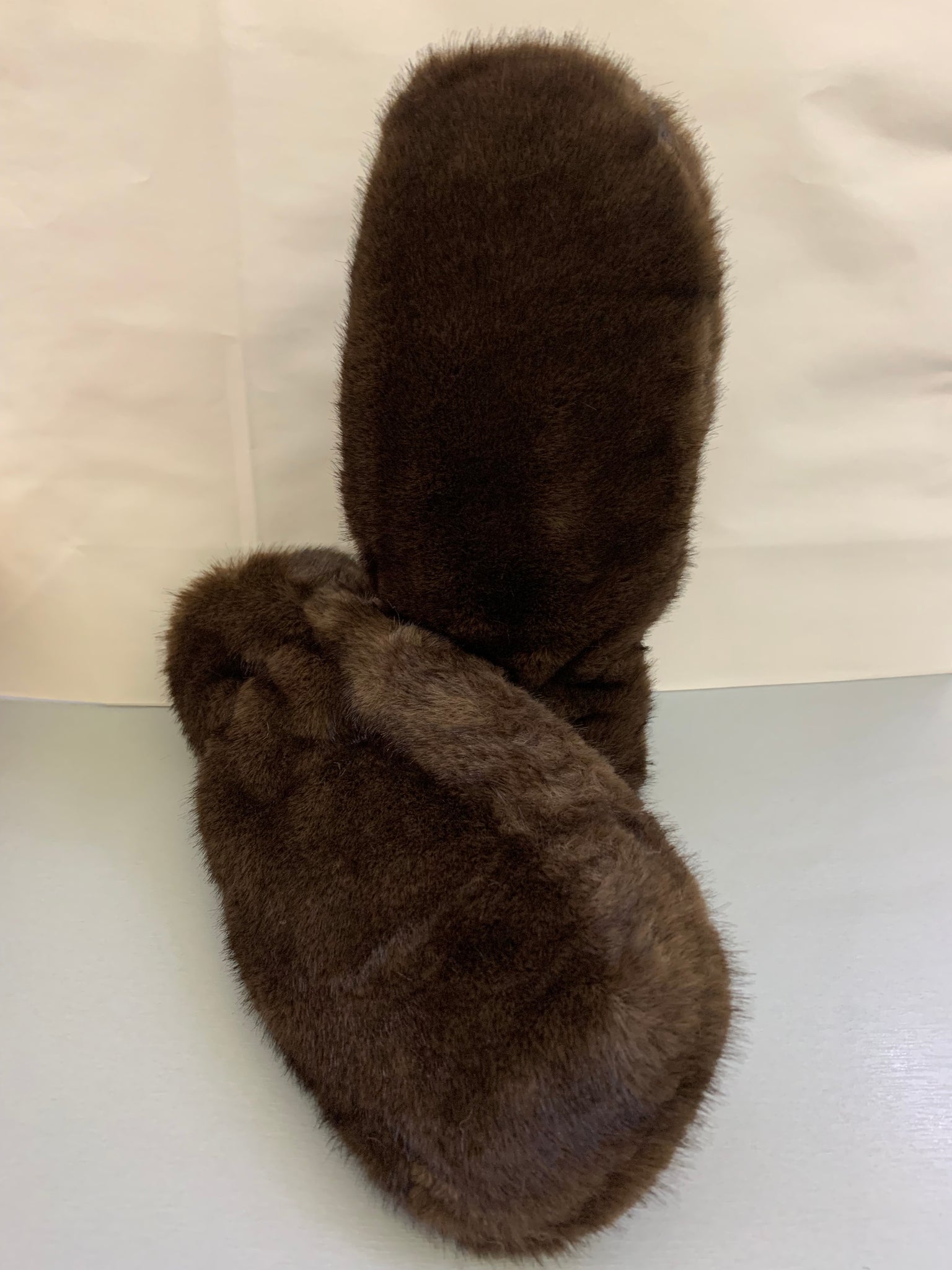 373325 Italie mitaine fourrure syntétique