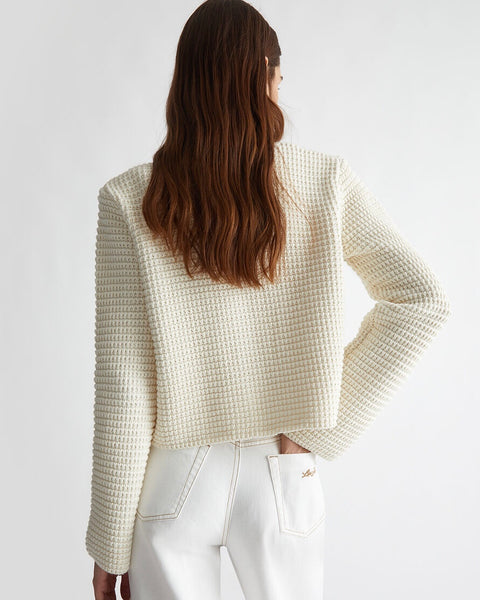 246624 Liu Jo veste courte crème
