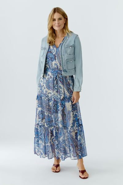 361216 OUI Veste de jeans avec boutons en  perle