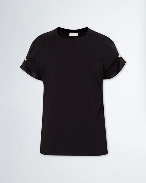 236324 Liu Jo top manche courte avec perle