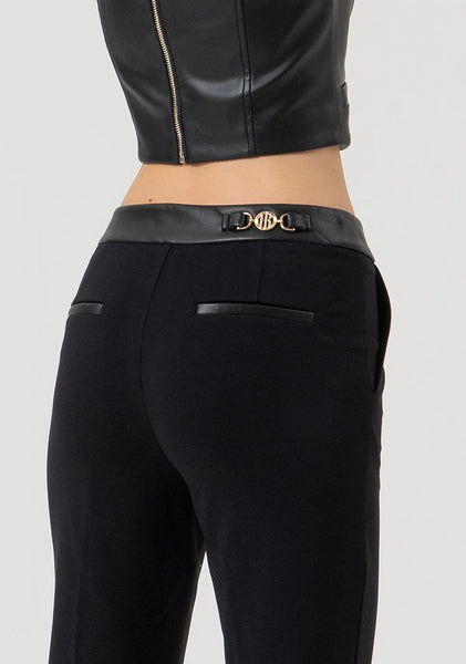 367825 Fracomina pantalon bootcut flare