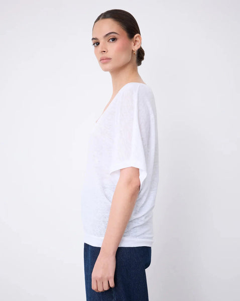 366616 T-shirt en lin ample