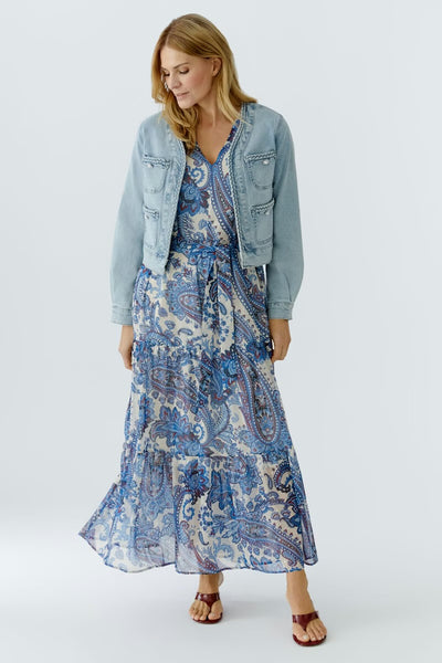 361216 OUI Veste de jeans avec boutons en  perle