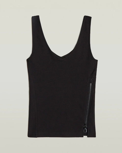 329715 G-STAR camisole Asymmetrical Zip Slim Tank