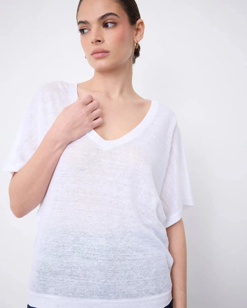 366616 T-shirt en lin ample