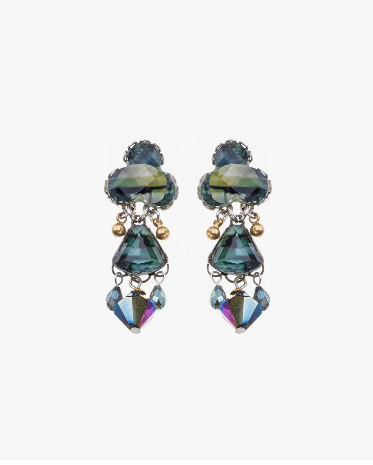 378525 AYALA BAR Boucles d'oreilles vertes
