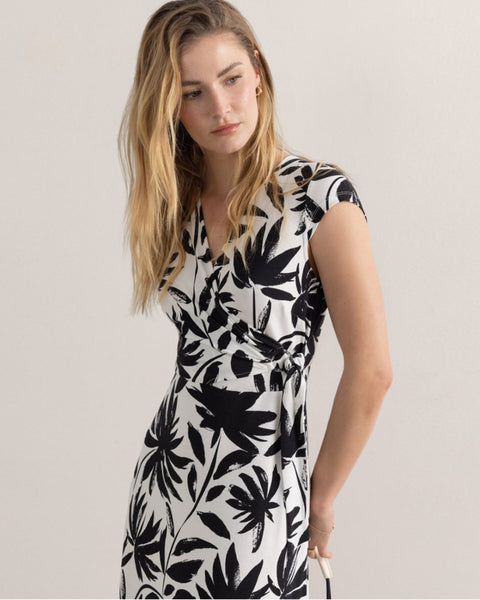 303515 SURKANA robe cache-coeur palmiers