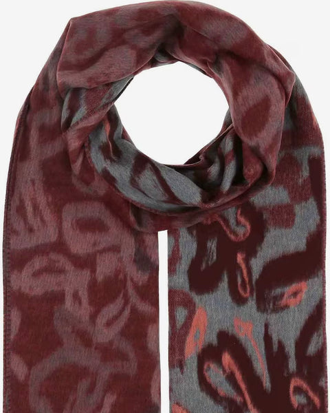 392525 Fraas foulard motifs bordeaux