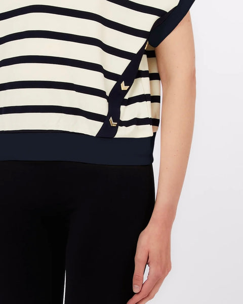 354016 Liu Jo top ample rayé