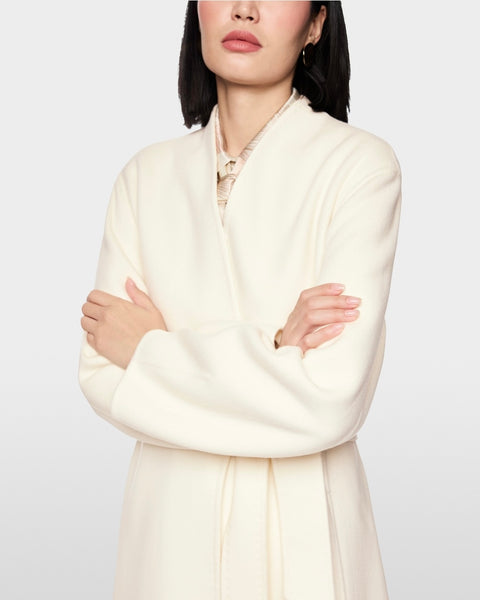 340116 Marccain manteau pure laine ivoire