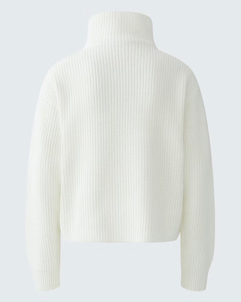 383325 OUI tricot col montant à fermeture éclair