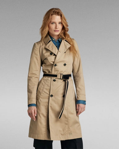 681814 G-Star manteau trench sable