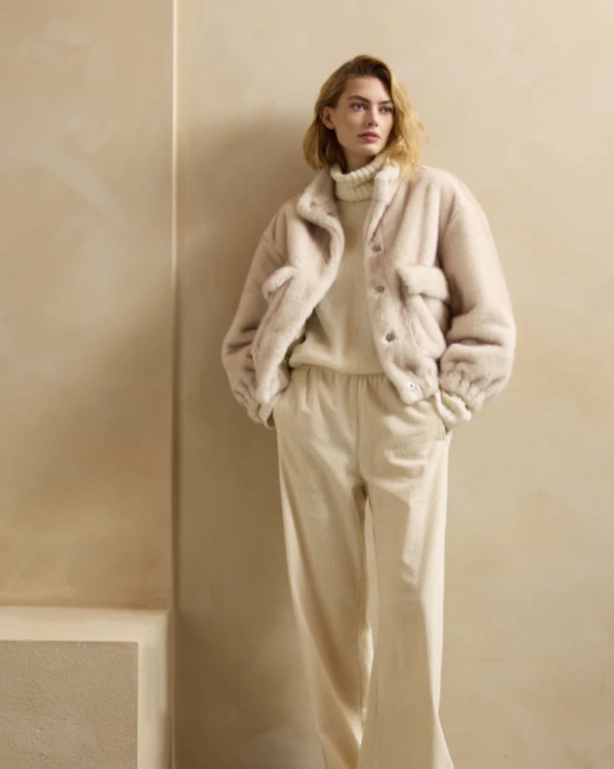 209624 JCSophie manteau court faux fur