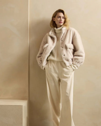 209624 JCSophie manteau court faux fur