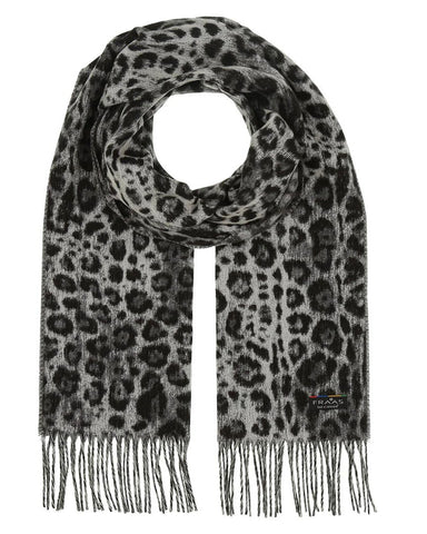 392425 Fraas foulard léopard gris