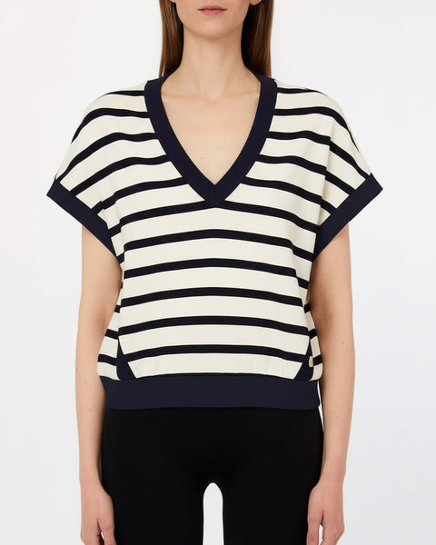 354016 Liu Jo top ample rayé