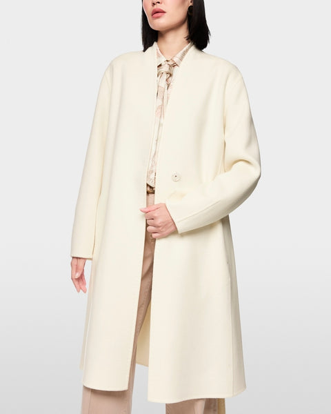 340116 Marccain manteau pure laine ivoire