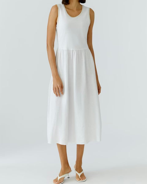 389616 Oui robe camisole coton et lin