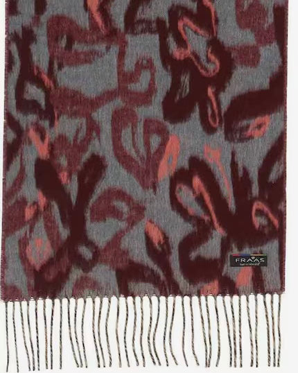 392525 Fraas foulard motifs bordeaux