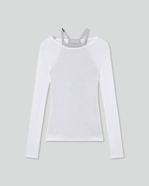 271915 Miss Sixty ensemble chandail et camisole côtelés fins