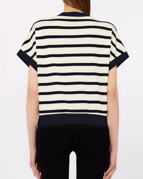 354016 Liu Jo top ample rayé