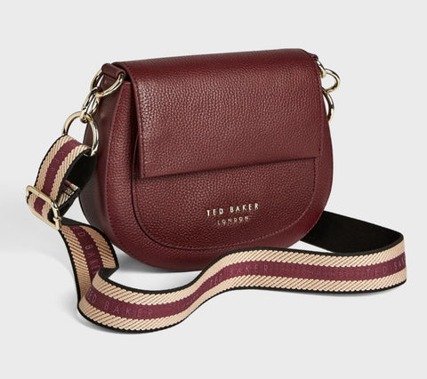 575923 Ted Baker crossbody bag Dalaï, couleur purple, en cuir.