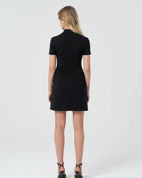 297315 FRACOMINA Robe polo noire