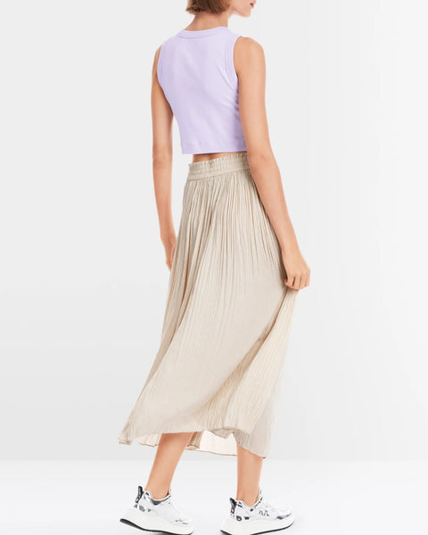 286215 Marccain jupe plissée crème